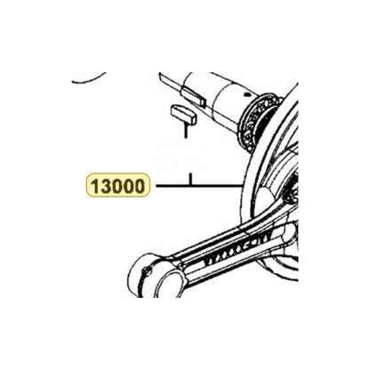 KYMCO Crank Shaft Complete 13000-ACD5-E00, part location on the factory exploded-view diagram