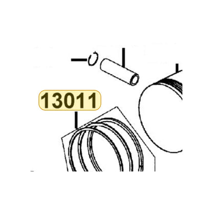 KYMCO Piston Ring Set 13011-LFG2-C00, part location on the factory exploded-view diagram