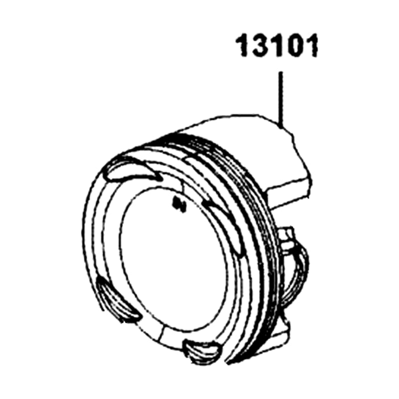 KYMCO Piston 13101-ACD5-E00, part location on the factory exploded-view diagram