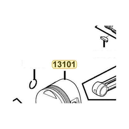 KYMCO Piston 13101-KFB7-900, part location on the factory exploded-view diagram