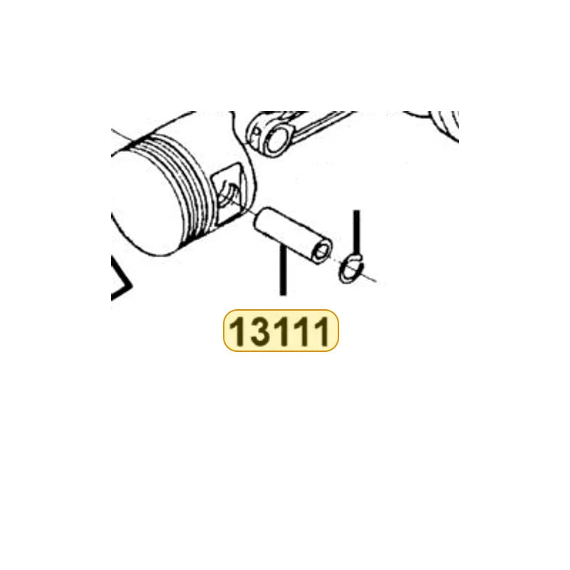 KYMCO Piston Pin 13111-KEE1-900, part location on the factory exploded-view diagram