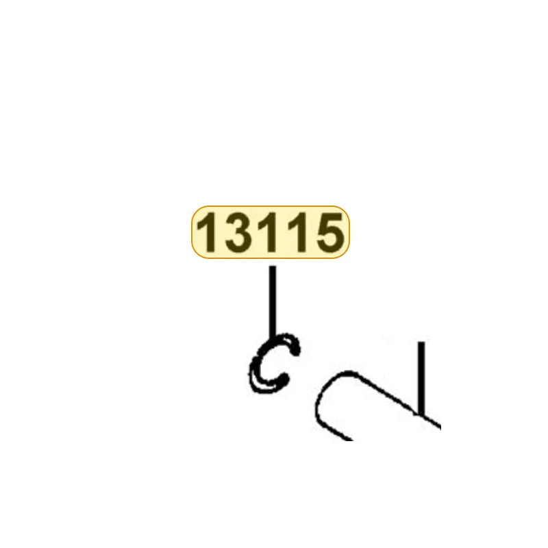 KYMCO Piston Pin Clip 12Mm 13115-1F56-C00, part location on the factory exploded-view diagram