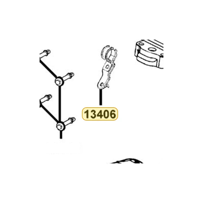 KYMCO Fuel Injector Plate 13406-LEA2-900, part location on the factory exploded-view diagram