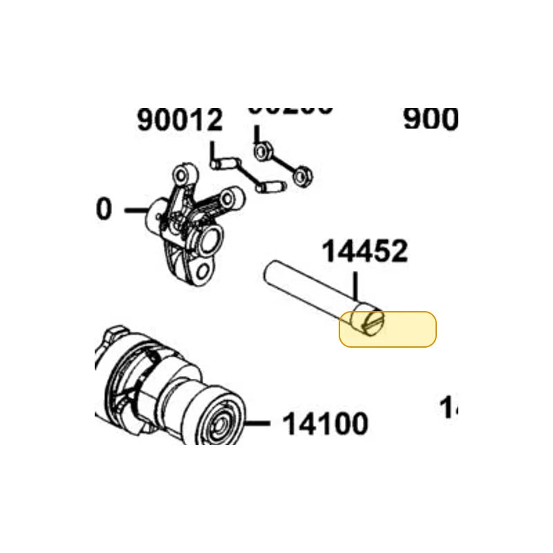 KYMCO Cam Shaft Complete 14100-LEA7-E00, part location on the factory exploded-view diagram