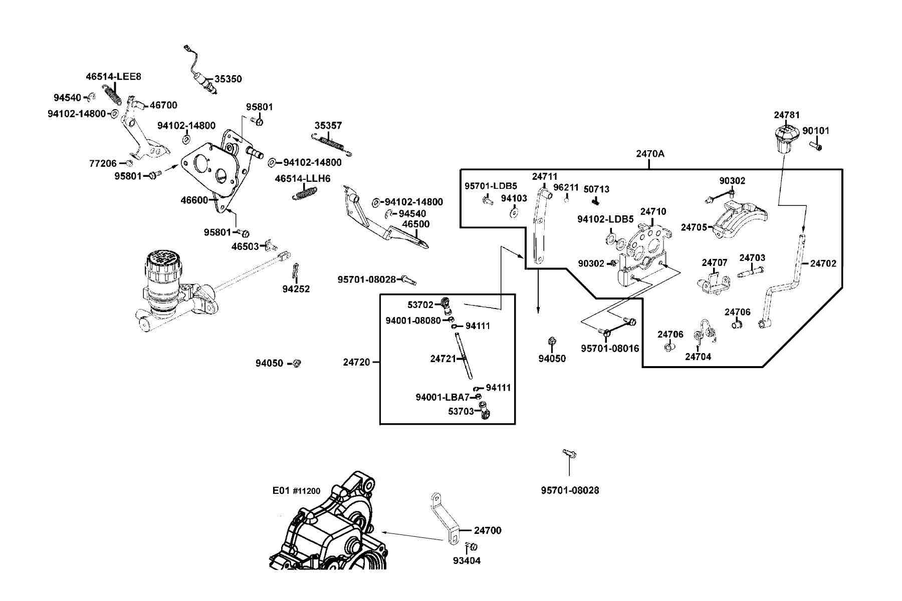 E Ring 12 — 94540-12028 — KYMCO exploded-view diagram