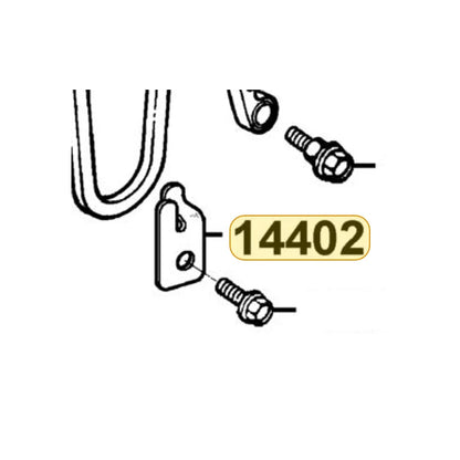 KYMCO Cam Chain Plate Set 14402-KEC8-900, part location on the factory exploded-view diagram