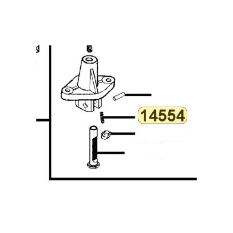 KYMCO Ratchet Spring 14554-KAM1-004, part location on the factory exploded-view diagram
