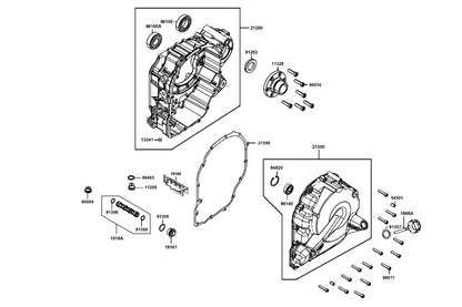 Oil Seal 28X45X7 — 91252-LGC6-E00 — KYMCO exploded-view diagram