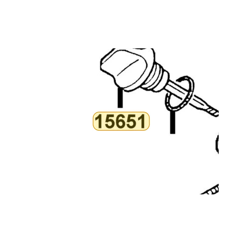 KYMCO Oil Level Gauge 15651-LDC8-C10, part location on the factory exploded-view diagram