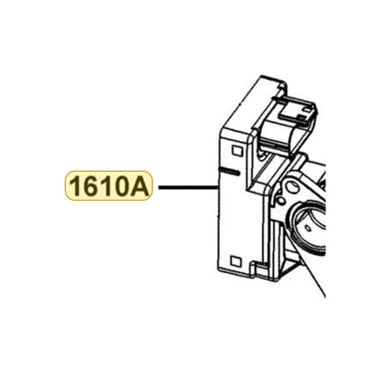 KYMCO Throttle Body Assembly 1610A-BLA2-M30, part location on the factory exploded-view diagram