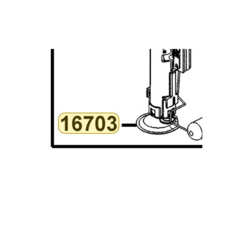 KYMCO Fuel Filter Complete 16703-LEA7-C00, part location on the factory exploded-view diagram