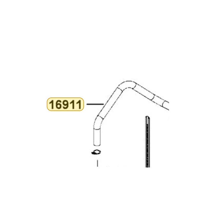 KYMCO Breather Hose Assembly 16911-AGA8-M00, part location on the factory exploded-view diagram
