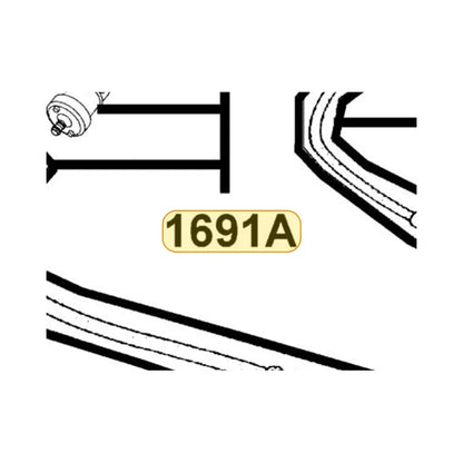 KYMCO Fuel Strainer Assembly 1691A-ADA9-M30, part location on the factory exploded-view diagram