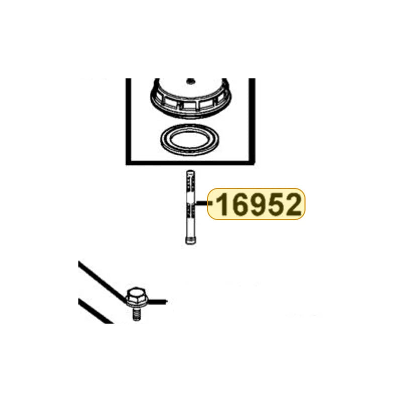 KYMCO Fuel Strainer Screen 16952-LLB1-900, part location on the factory exploded-view diagram