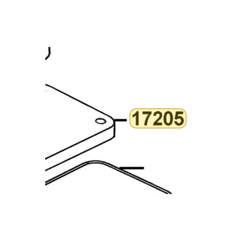 KYMCO Air Cleaner Element 17205-LLJ1-900, part location on the factory exploded-view diagram