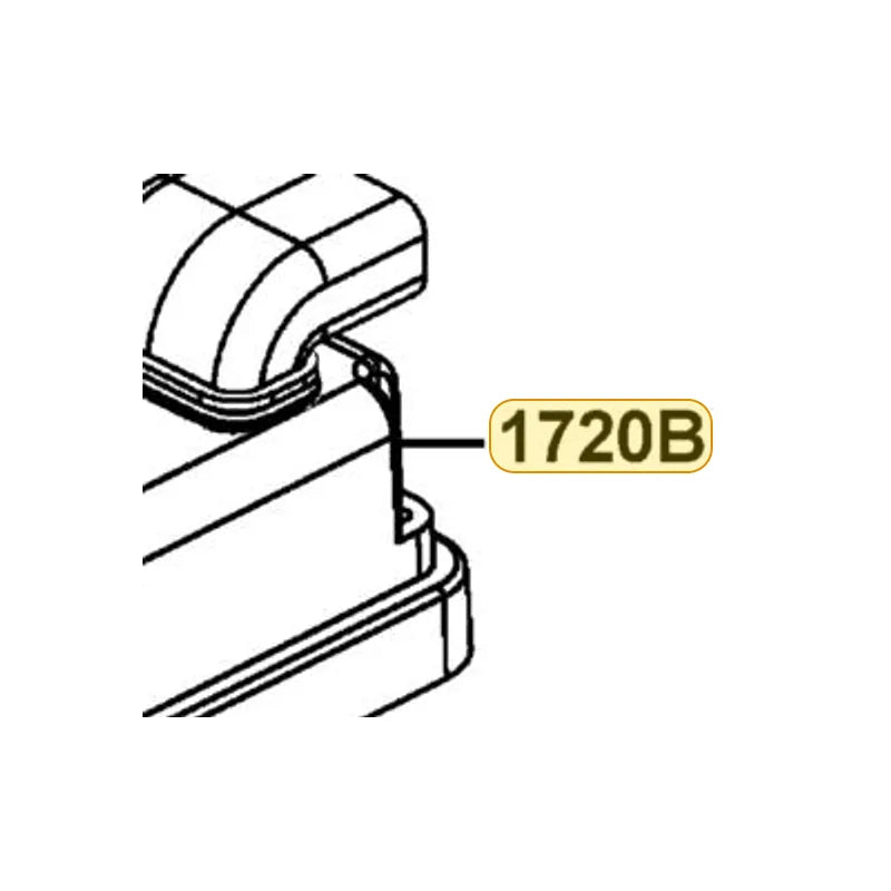 KYMCO Air Cleaner Cover Assembly 1720B-LBD4-900, part location on the factory exploded-view diagram