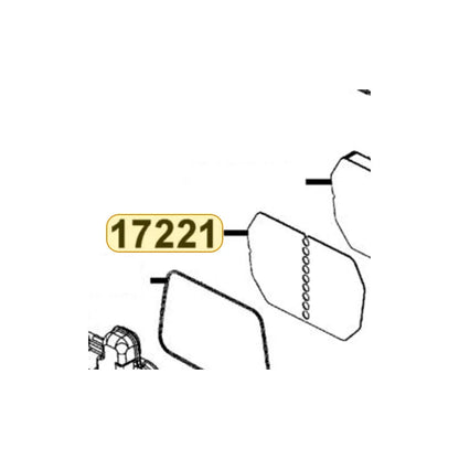 KYMCO Trap Complete 17221-LEB5-C10, part location on the factory exploded-view diagram