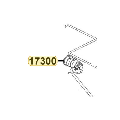 KYMCO Canister-Pcv Assembly 17300-AEB9-M30, part location on the factory exploded-view diagram