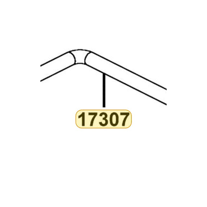 KYMCO Canister Air Cleaner Tube A Assembly 17307-LGE5-900, part location on the factory exploded-view diagram