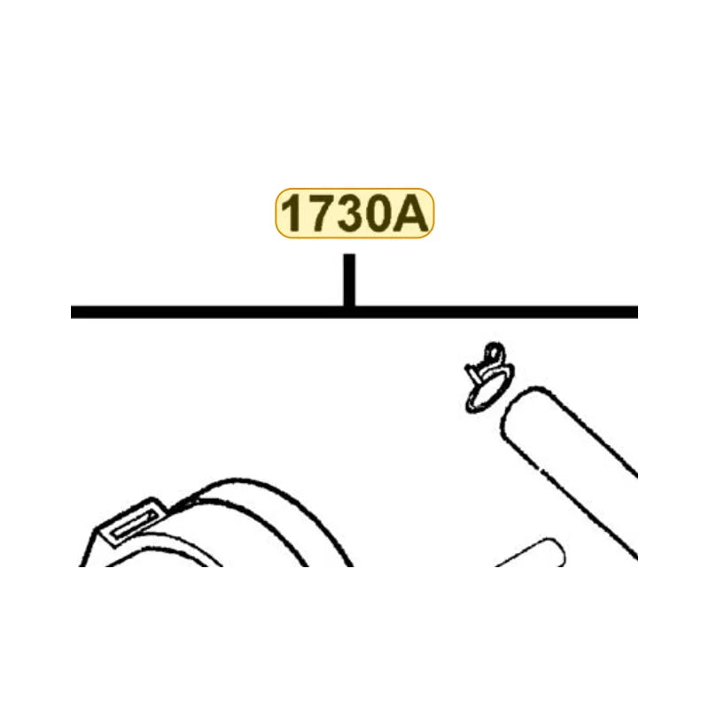 KYMCO Tube Canister Assembly 1730A-LDF7-M31, part location on the factory exploded-view diagram