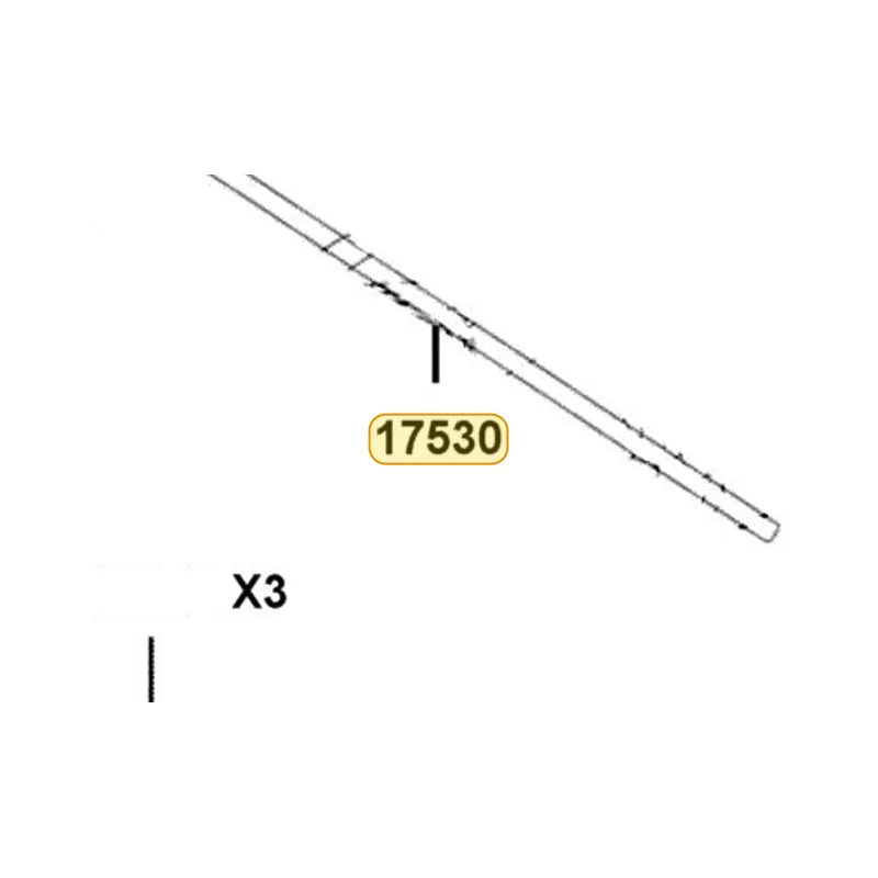 KYMCO Drain Tube Assembly 17530-KGB5-900, part location on the factory exploded-view diagram