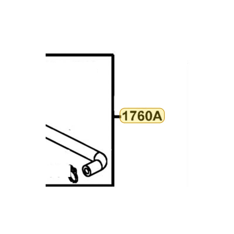 KYMCO Fuel Tank Tube Assembly 1760A-LBD4-800, part location on the factory exploded-view diagram