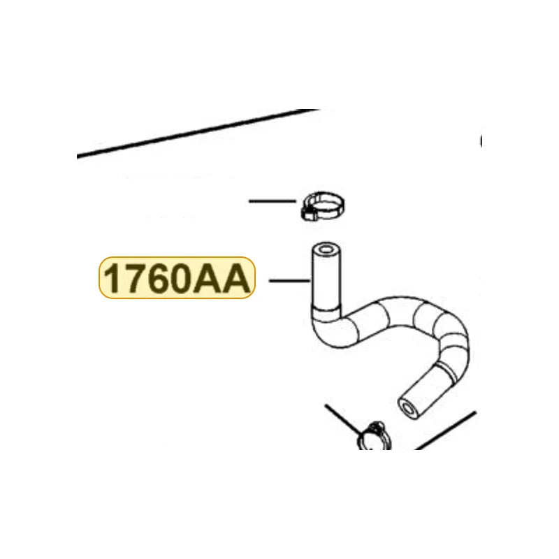 KYMCO Tube Assembly 1760A-LCA4-M01, part location on the factory exploded-view diagram