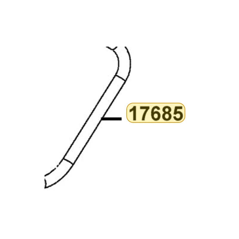 KYMCO Fuel Tube 17685-AEA7-M30, part location on the factory exploded-view diagram