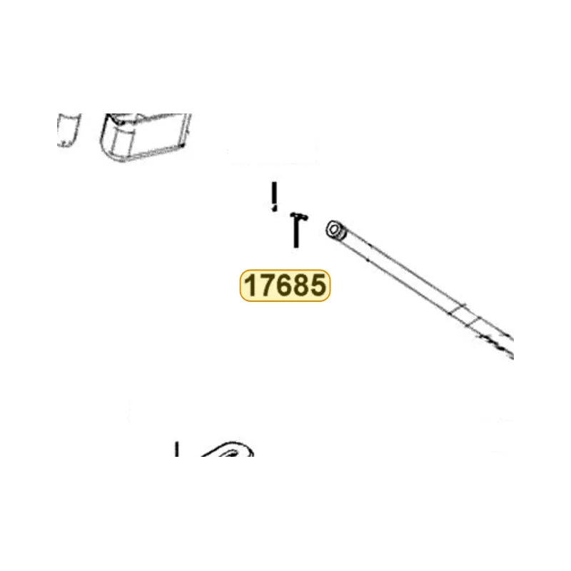 KYMCO Fuel Pump Tube 17685-BAA5-M30, part location on the factory exploded-view diagram
