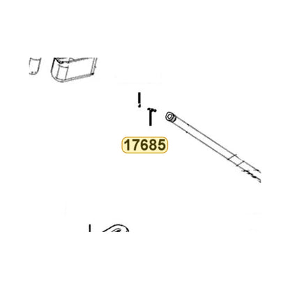 KYMCO Fuel Pump Tube 17685-BAA5-M30, part location on the factory exploded-view diagram