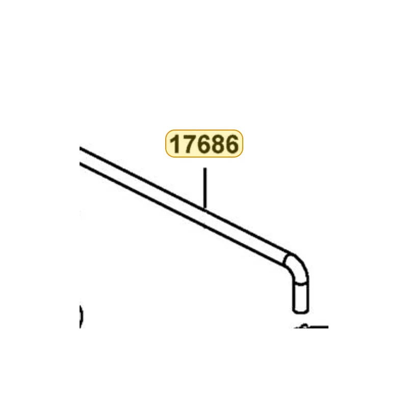 KYMCO Fuel Filler/ Canister Tube 17686-LEA3-MG0, part location on the factory exploded-view diagram