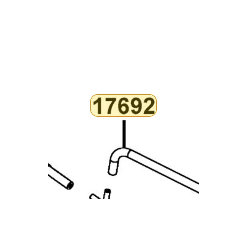 KYMCO Tube Assembly 17692-LGE5-M30, part location on the factory exploded-view diagram