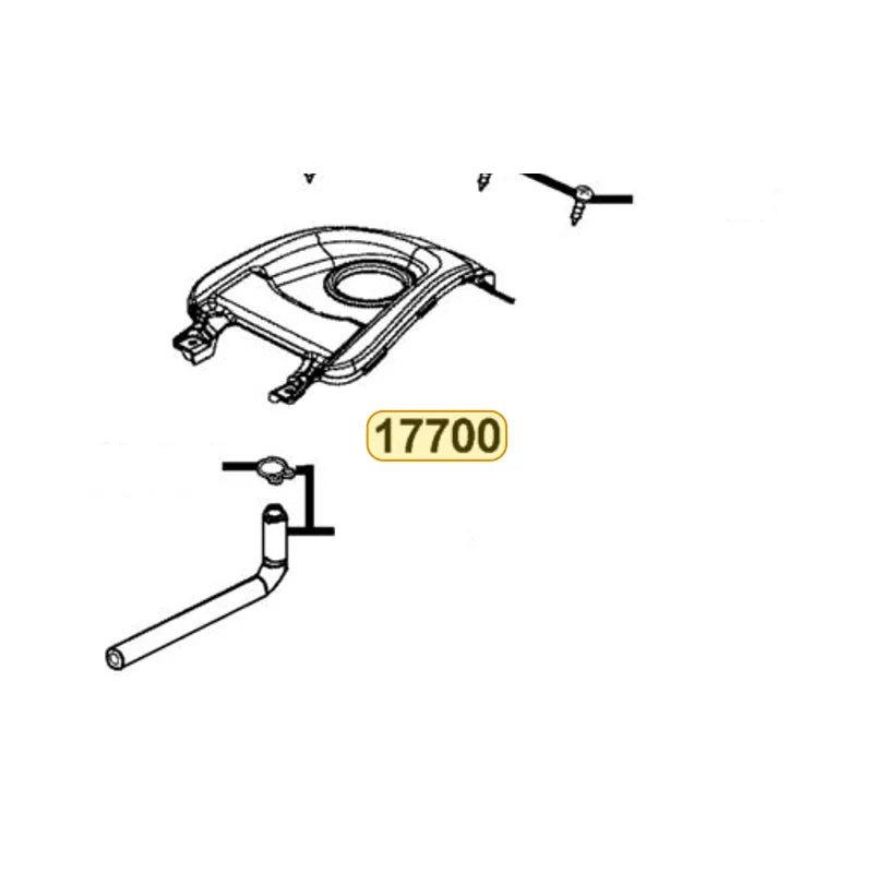 KYMCO Tank Cover 17700-BAC1-M00-EER, part location on the factory exploded-view diagram