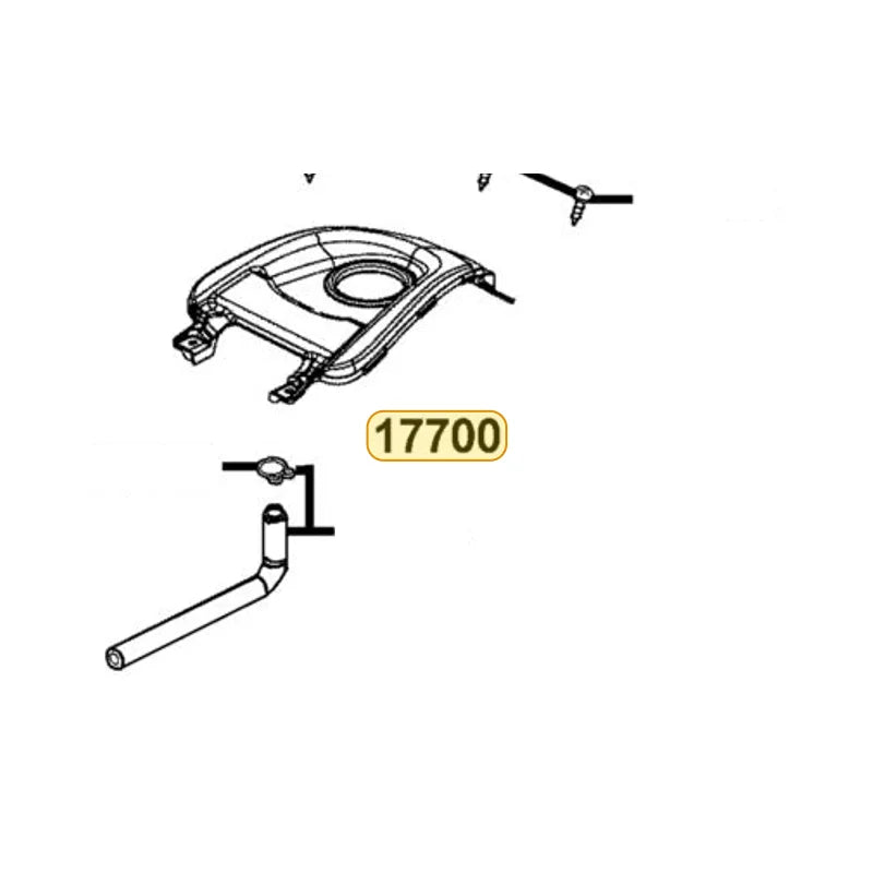KYMCO Tank Cover 17700-BAC1-M00-YSR, part location on the factory exploded-view diagram