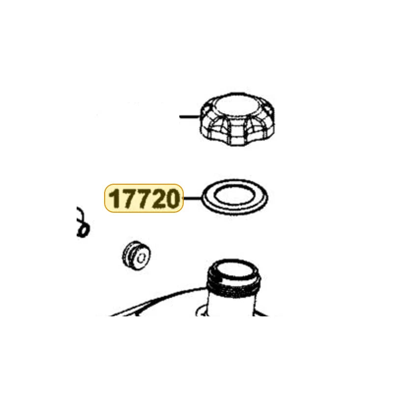 KYMCO Front Fender Tray 17720-LBD4-900, part location on the factory exploded-view diagram