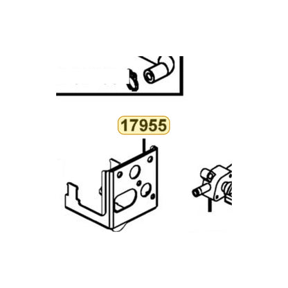 KYMCO Fuel Cock Stay 17955-PVA2-900, part location on the factory exploded-view diagram