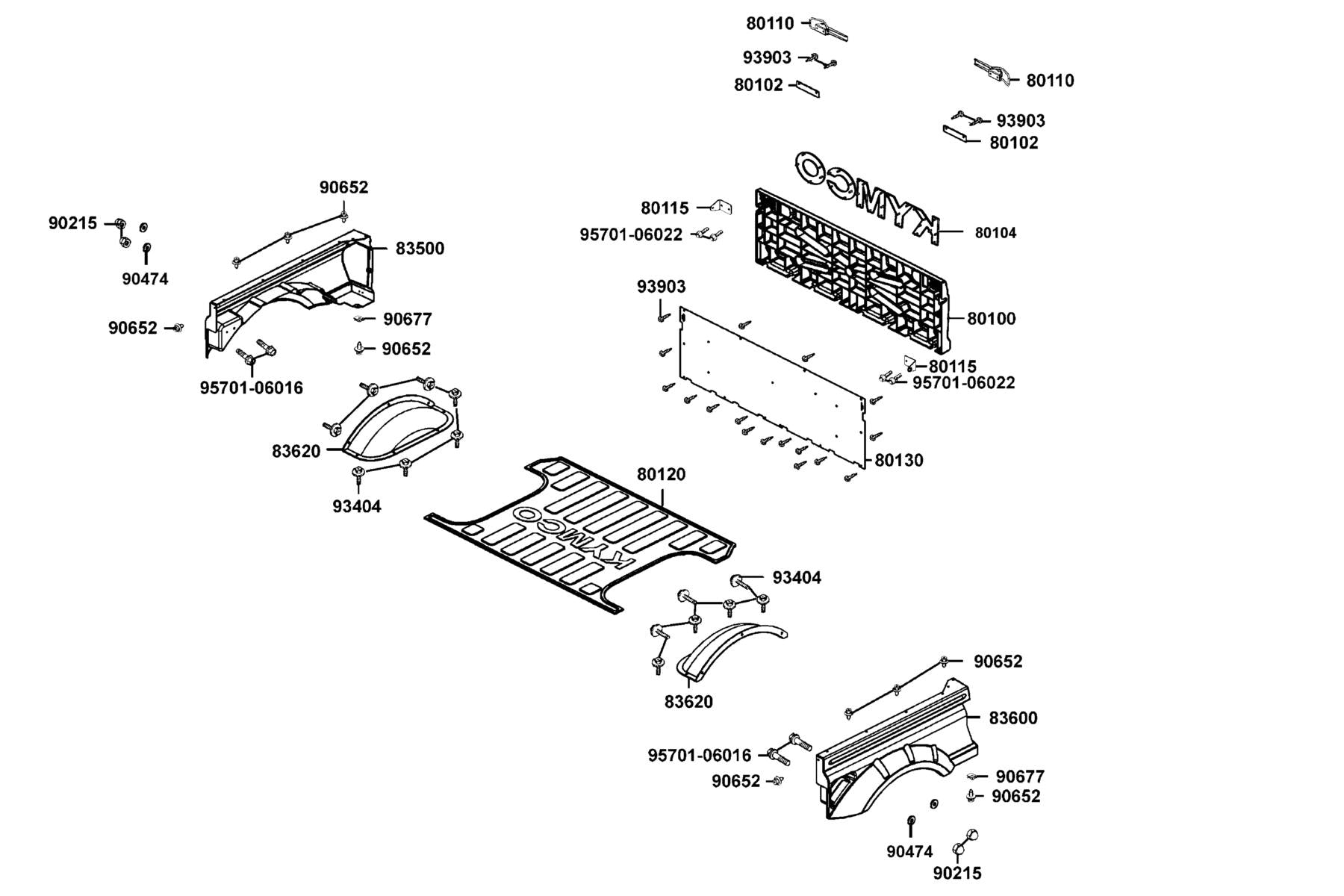 Guard Mud (black) — 83620-LEE8-E01-N1R — KYMCO exploded-view diagram