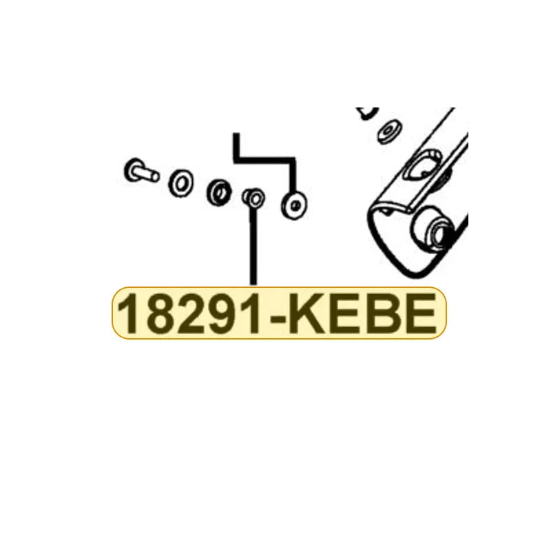KYMCO Collar 18291-KEBE-C00, part location on the factory exploded-view diagram