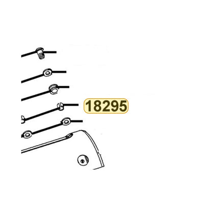 KYMCO Collar 6Mm 18295-KECE-C00, part location on the factory exploded-view diagram