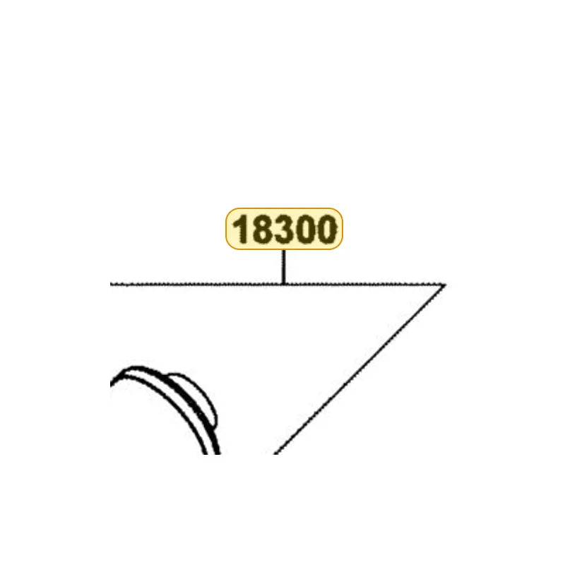 KYMCO Exhaust Muffler Complete 18300-BLD3-M00, part location on the factory exploded-view diagram