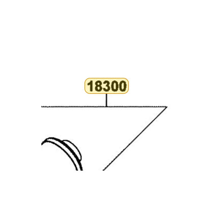 KYMCO Exhaust Muffler Complete 18300-BLD3-M00, part location on the factory exploded-view diagram