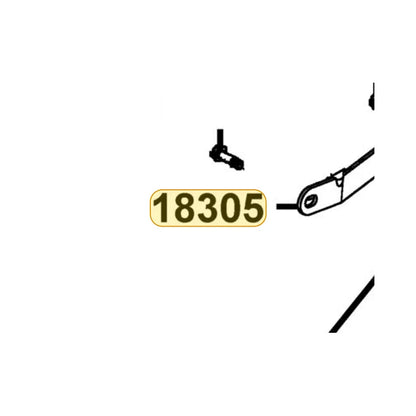 KYMCO Muffler Stay 18305-PWA4-900, part location on the factory exploded-view diagram