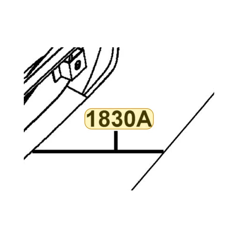 KYMCO Exhaust Muffler Assembly 1830A-LDC8-M31, part location on the factory exploded-view diagram