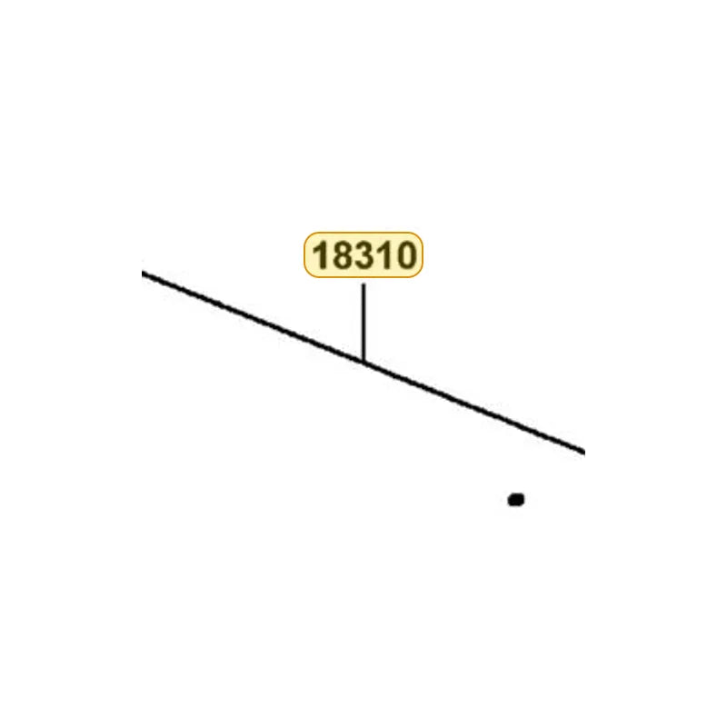 KYMCO Body Weldment Muffler 18310-AEE9-M00, part location on the factory exploded-view diagram