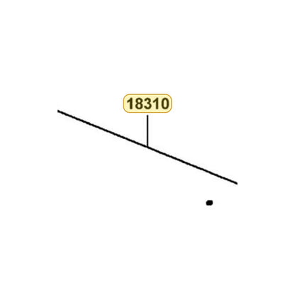 KYMCO Body Weldment Muffler 18310-AEE9-M00, part location on the factory exploded-view diagram
