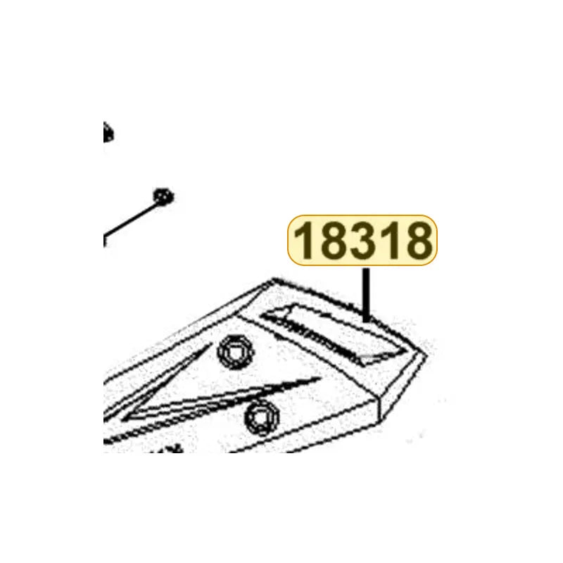 KYMCO Muffler Protector 18318-LDA6-B80, part location on the factory exploded-view diagram