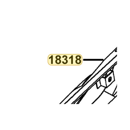 KYMCO Muffler Protector 18318-LDF7-E10, part location on the factory exploded-view diagram