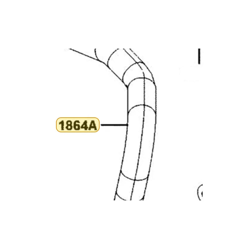 KYMCO Breather Tube C Assembly 1864A-BAA7-E00, part location on the factory exploded-view diagram