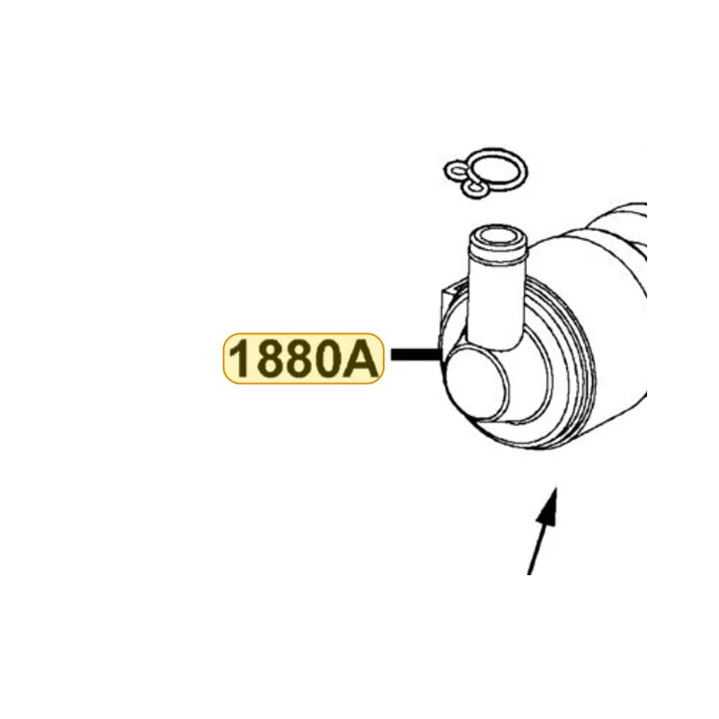 KYMCO Ai/c-Aicv Assembly 1880A-LDF7-E10, part location on the factory exploded-view diagram