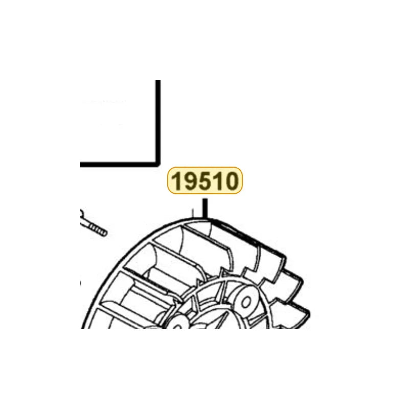 KYMCO Cooling Fan Complete 19510-GFY6-C00, part location on the factory exploded-view diagram